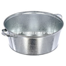 Таз 26л оцинкованный круглый/10