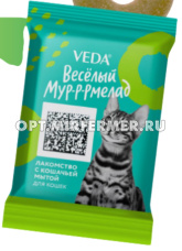 Лакомства д/кошек мурмелад кошачья мята 6г ВЕДА 4/32