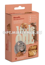Лакомства д/грызунов Бисквиты с гаммарусом 35г (5шт*7г) Little One (Литтл Ван) 2/6
