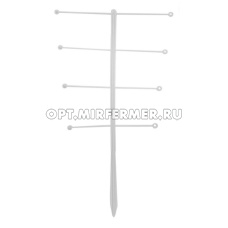 Поддержка для растений белая(пласт.)/300 К-Пл