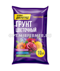 Грунт для цветов 10л Доброгряд 5/216 Агробалт