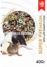 Корм д/декор.мышей и крыс 400г SUPERPREMIUM SEVEN SEEDS (Семь семян)/12