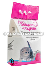 Наполнитель Кошкин секрет Юниор д/котят комкующ 5л/6