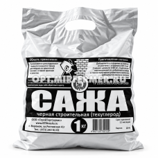 Сажа 1кг строительная черная 4/16/560 СТС