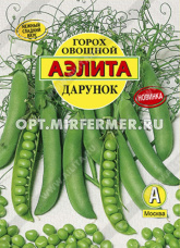 Горох Дарунок лущильный 25г безлисточковый Ср (Аэлита) Б/ф
