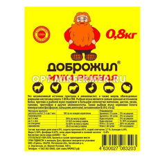 Мука рыбная 0,8кг д/схж Доброжил 6/12