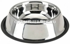 Миска металл 0,45л на резинке 1/10