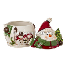 Конфетница Снеговик КЕРАМИКА L17 W14,5 H22