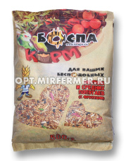 Корм д/попугаев мелких и средних с фруктами 500г пакет БОСПА 1/20