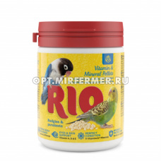 Витаминно-минеральные гранулы д/волнистых и средних попугаев 120г RIO 2/12