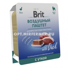 Корм д/собак мини пород конс 100г утка паштет BRIT(Брит)/14