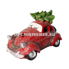 Фигурка декоративная Машина с светодиод. подсветкой 16,5*9*10 см 