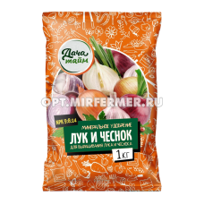 Для лука и чеснока 1кг Дача тайм минеральное удобрение 12/1092
