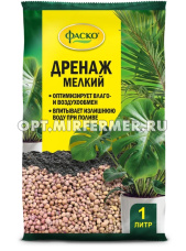 Дренаж керамзитный мелкий 1л Фаско/20