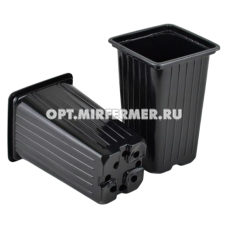 Горшок для рассады V-0,8л. 9*9*14 квадр/формованный/40/1440АмТр