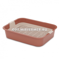 Туалет д/кошек Эффи 33,2*25,6*7,2см 1/22