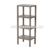 Полка напольная 4 секции, Модуль 38,5*29*99,5см, латте /3 Полка напольная 4 секции, Модуль 38,5*29*99,5см, латте /3