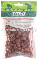 Лакомства д/собак Подушечки глазиров. вкус телятина 100г Тит Бит 2/40