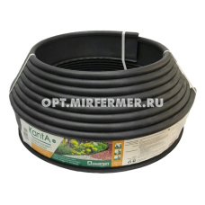 Бордюрная лента садовая 10см*10м "КАНТА" черная/10 