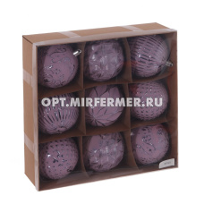 Шары набор (уп.9шт) D7 см, L24 W8 H24 см