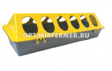 Кормушка д/сх.птиц №4 Ряба лотковая с ячейками 1/30 К