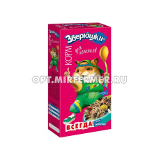 Корм д/хомяков 450г коробка Зверюшки/18/Зоомир