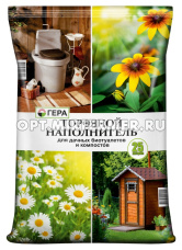 Средство для дач.туалетов и компостов 25л торфяной наполнитель 2/140 Гера