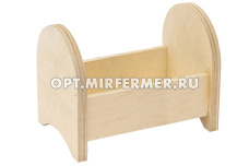 Кровать сенница дерев д/грызунов ECO 15,5*10*11,8см 1/1