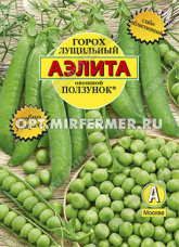Горох Ползунок лущильный 25г Ранн (Аэлита) Б/ф