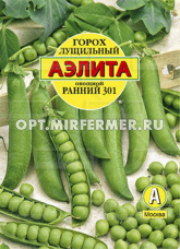 Горох Ранний 301 лущильный 25г Ранн (Аэлита) Б/ф