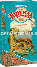 Корм д/черепах вод. Тортила Макс с креветками 50г/24/Зоомир