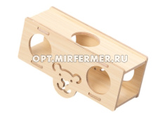 Игрушка д/грызунов Качели-лабиринт 17*6*6см дерево арт.2025-3694 1/1ЧД