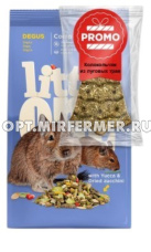 Корм д/дегу 400г пакет + подарок колокольчик Little One (Литтл Ван) 2/10
