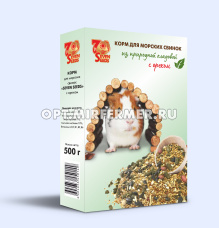 Корм д/хомяков с орехом 500г SEVEN SEENDS (Семь семян)/12