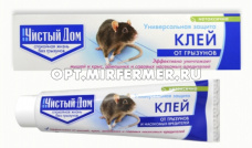 Клей 130г Чистый дом (от грызунов и насекомых) 4/24 ТЭ
