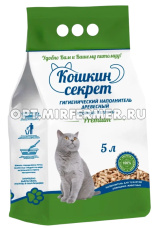 Наполнитель Кошкин секрет Древесный 5л (2,5кг)/6