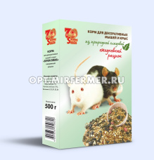 Корм д/декор.мышей и крыс 500г стандарт SEVEN SEENDS (Семь семян)/12