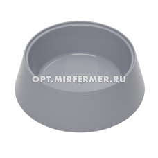 Миска пластик 0,3л серый 2/30