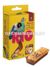 Лакомства д/птиц бисквиты с полезными семенами 5*7г RIO (РИО)  2/8