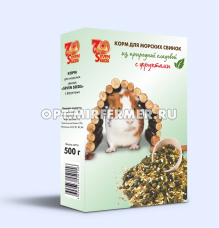 Корм д/морских свинок с фруктами 500г SEVEN SEENDS (Семь семян) 2/12