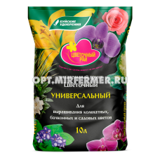 Грунт для цветов 10л Цветочный Рай 4/168 БХЗ
