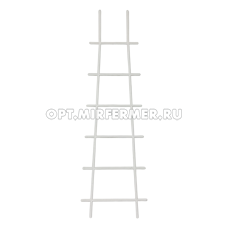 Лесенка д/цветов пластик 56см белая /10 Ф