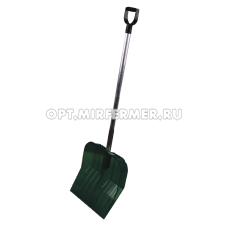 Лопата снег. 430*420 поликарбонат с/ч ал. Эконом в ассорт./3