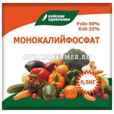 Монокалийфосфат 0,5кг Буйские удобрения (PК-50:33) 6/36/1512 БХЗ