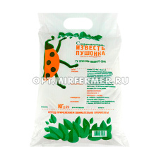Известь  3кг гашеная пушонка карбонатно-известковая мука 10/10/350 Диана