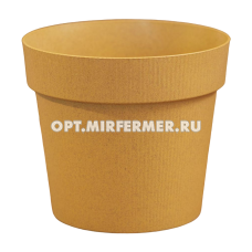 Протея Эко кашпо 5,1л d22,5 h19,5см горчичный /9