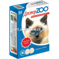 Мультивит. лакомства д/кошек здоровая кошка 90таб(ш/б=6шт)/ДОКТОР ZOO