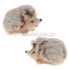 Фигурка декоративная Ежик, L12 W8,5 H8 см, 2в.
