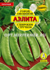 Горох С широким стручком овощной сахарный 25г Ранн (Аэлита) Б/ф