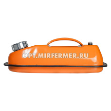 Канистра 5л горизонт. с лейкой металл /8